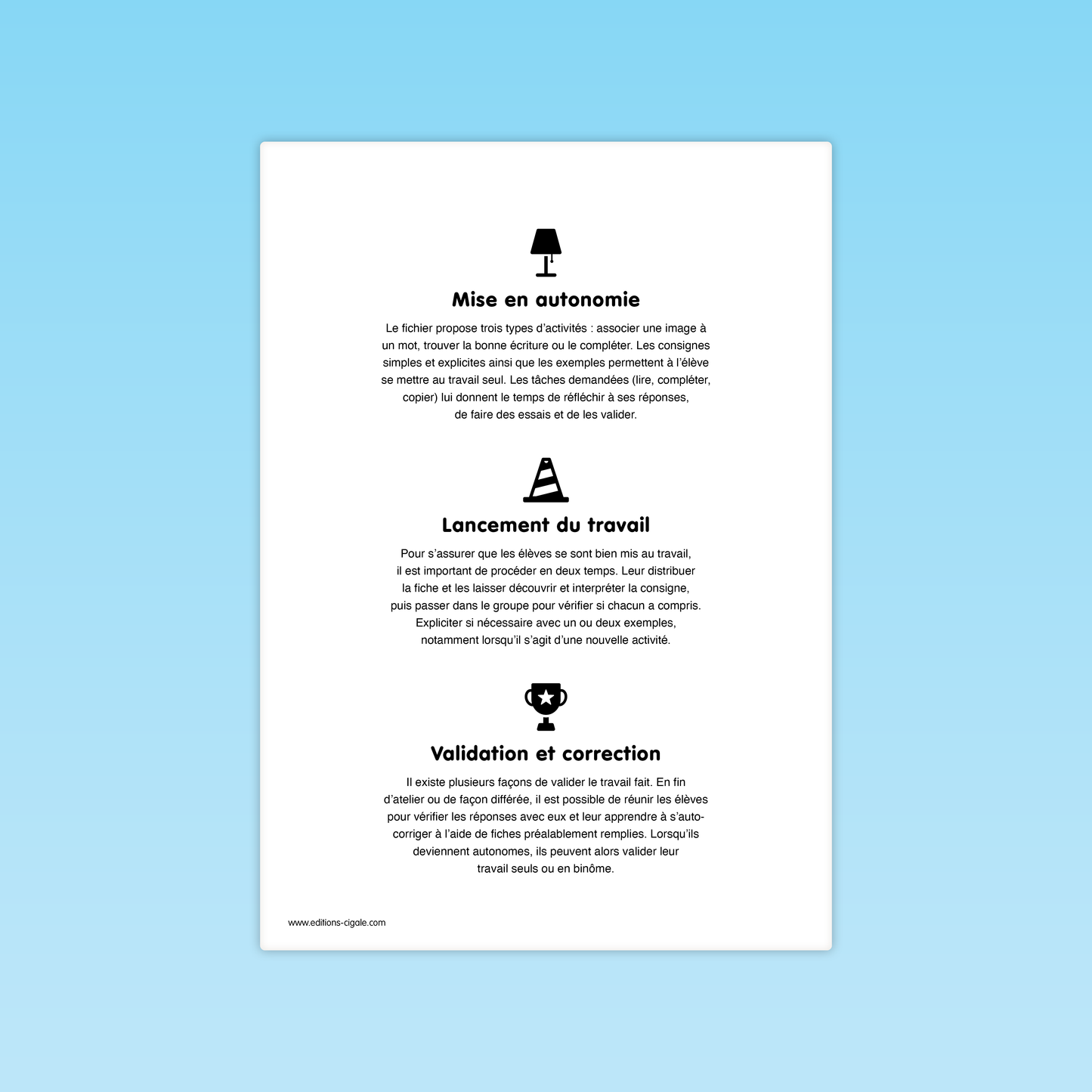 30 fiches Identification de mots CP
