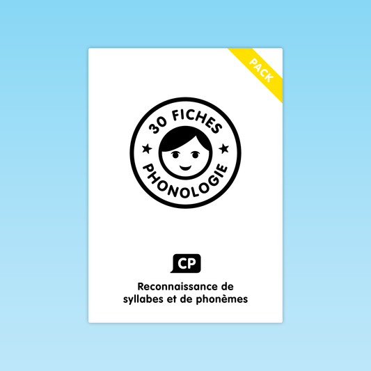 30 fiches Reconnaissance de syllabes et de phonèmes CP