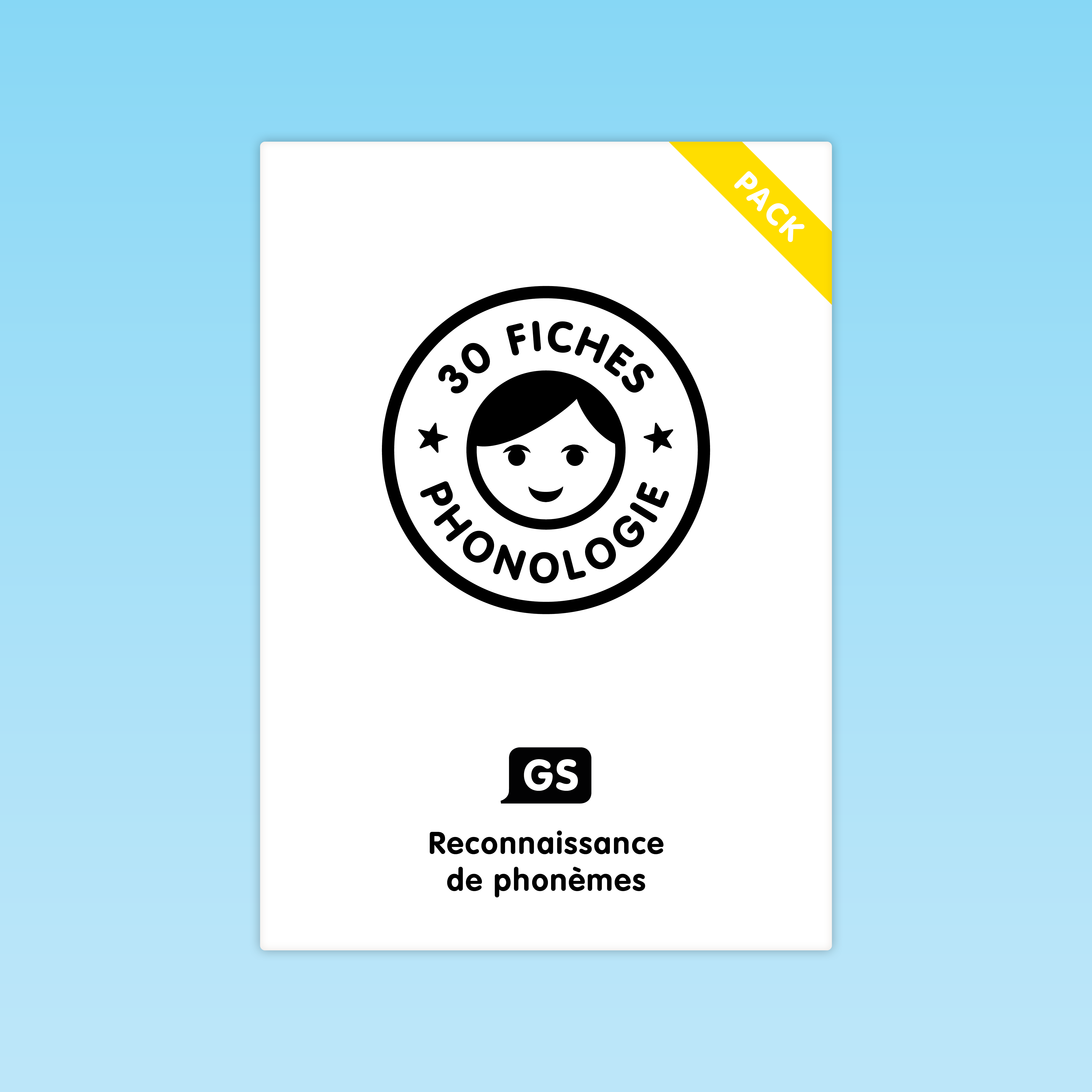 30 fiches Reconnaissance de phonèmes GS